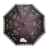 Piano Notes Stick Umbrella