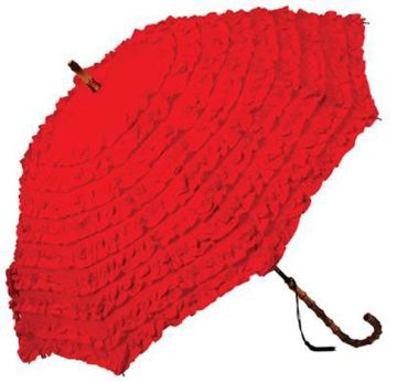 Boutique Fifi Stick Umbrella Red