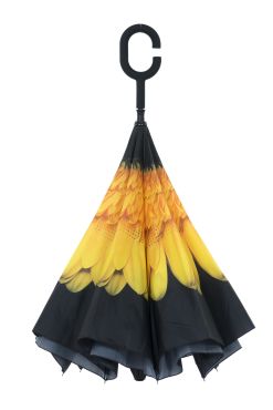 Everyday Inside Out Umbrella White Daisy Stick
